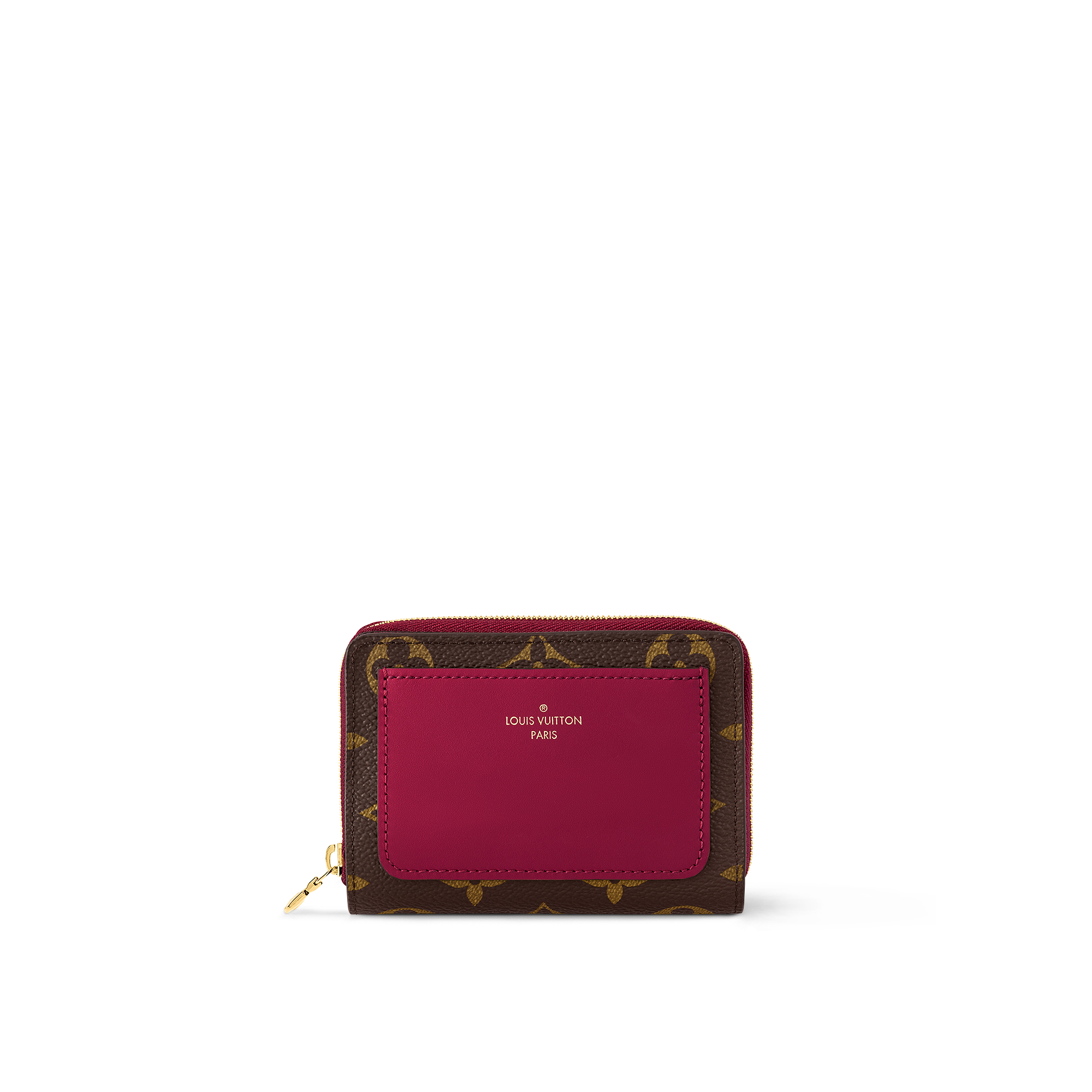 Louis Vuitton Monogram online Mini Bifold Wallet (Red Button)